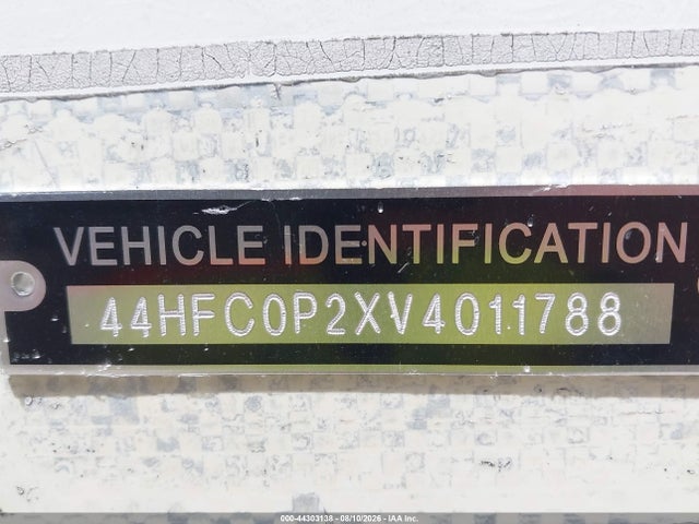 44303138 :رقم المزاد ، 44HFC0P2XV4011788 vin ، 1997 Damon Other مزاد بيع