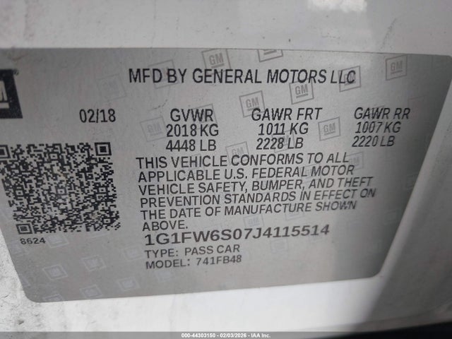 2018 CHEVROLET BOLT EV 1G1FW6S07J4115514 Photo 8