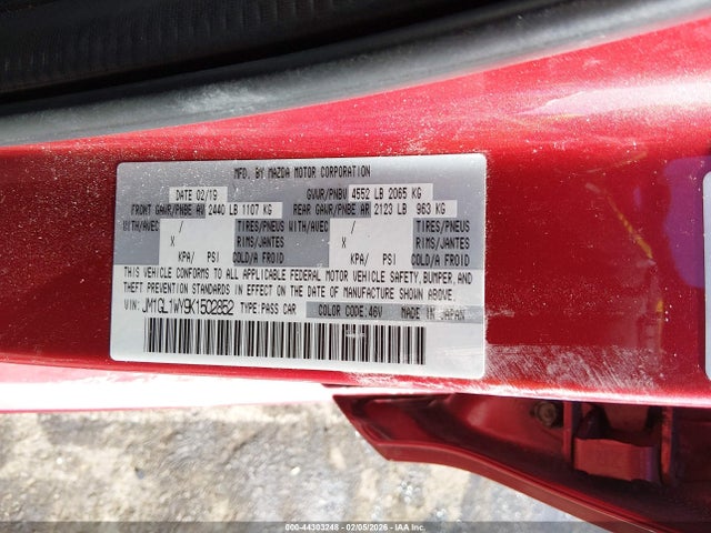 2019 MAZDA MAZDA6 JM1GL1WY9K1502852 Photo 8