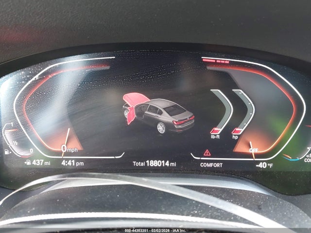 Aukcja sprzedaży 2020 Bmw 740i, vin: WBA7T2C00LGL17833, numer aukcji: 44303351