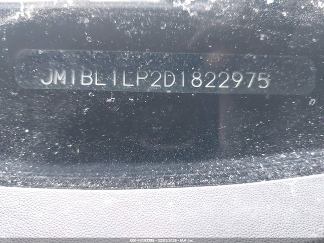 44303398 :رقم المزاد ، JM1BL1LP2D1822975 vin ، 2013 Mazda Mazda3 I Touring مزاد بيع