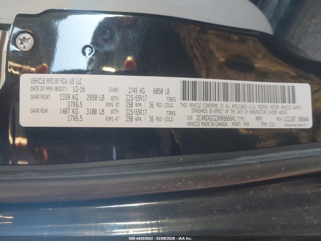 Dodge Grand Caravan Sxt 2017 2C4RDGCG3HR666641 Image 9