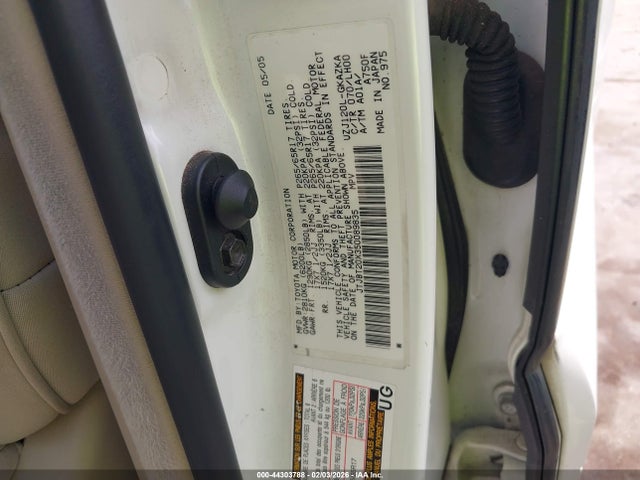 Aukcja sprzedaży 2005 Lexus Gx 470, vin: JTJBT20X350089835, numer aukcji: 44303788