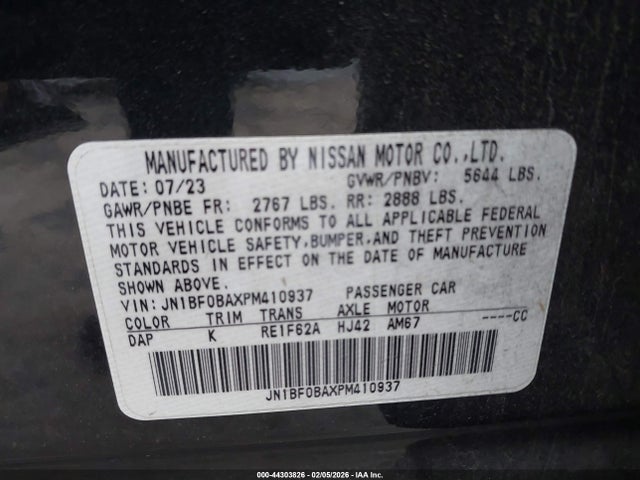 Nissan Ariya Evolve+ 2023 JN1BF0BAXPM410937 Image 9