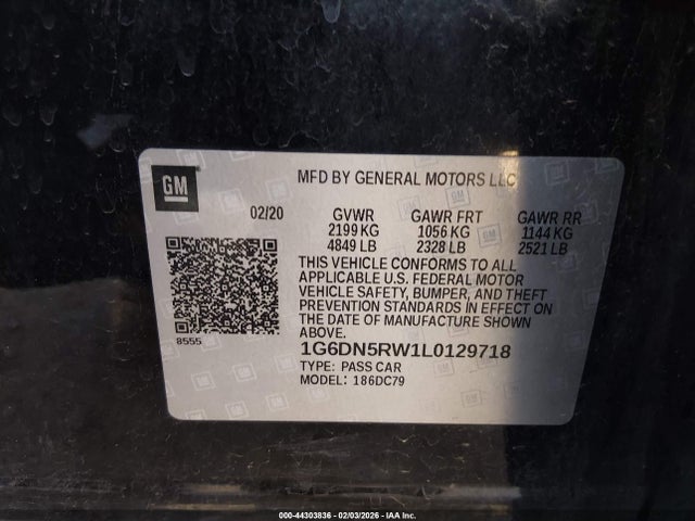 2020 CADILLAC CT5 1G6DN5RW1L0129718 Photo 8