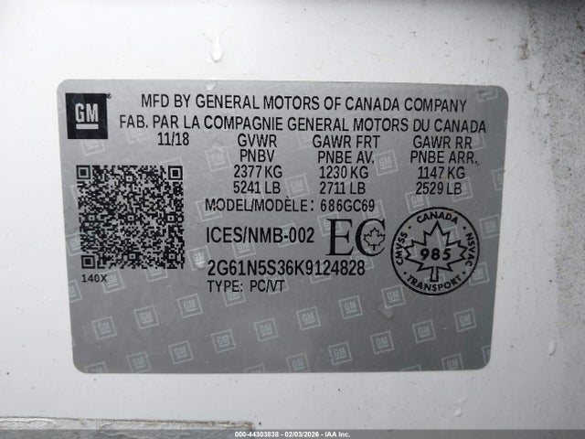 2019 CADILLAC XTS 2G61N5S36K9124828 Photo 8