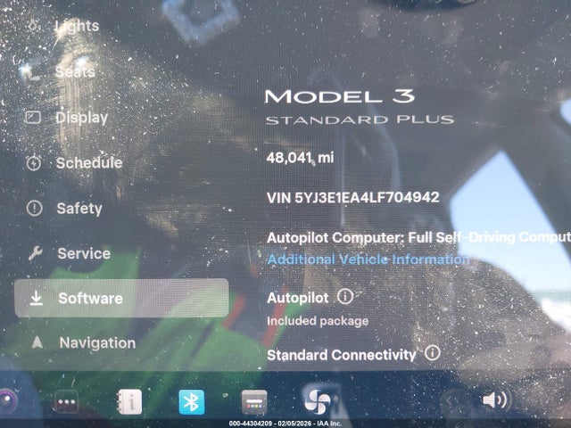 Aukcja sprzedaży 2020 Tesla Model 3, vin: 5YJ3E1EA4LF704942, numer aukcji: 44304209