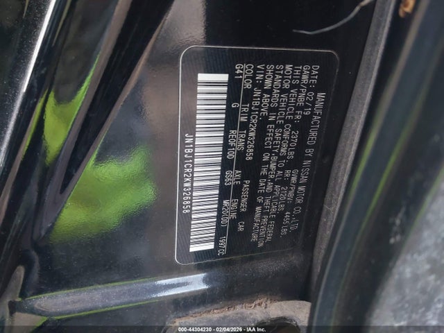 JN1BJ1CR2KW326858 Nissan Rogue Sport S