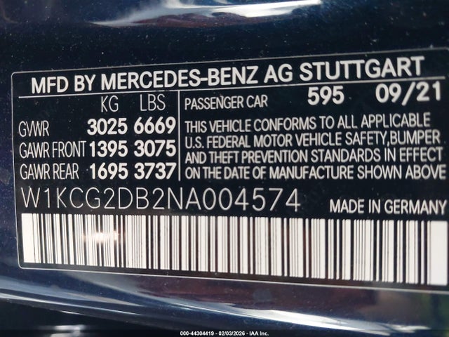 2022 MERCEDES-BENZ EQS 450+ W1KCG2DB2NA004574 Photo 8