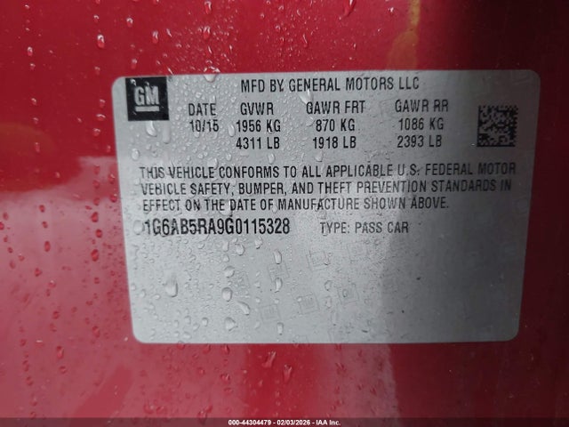 2016 CADILLAC ATS 1G6AB5RA9G0115328 Photo 8