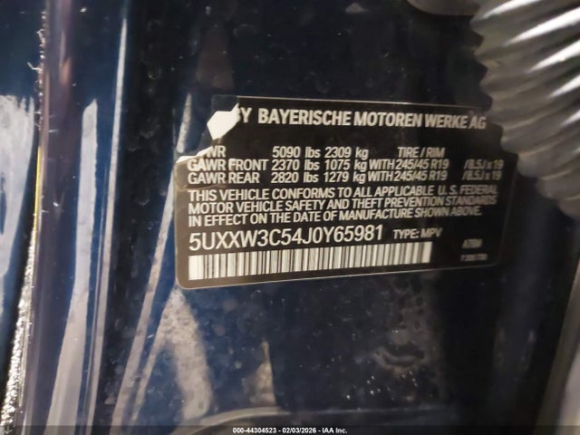 2018 BMW X4 5UXXW3C54J0Y65981 Photo 8