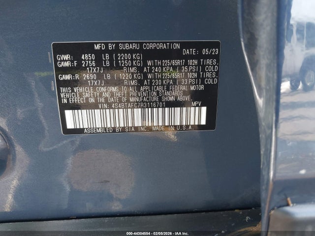 Subaru Outback Premium 2024 4S4BTAFC7R3116701 Image 9