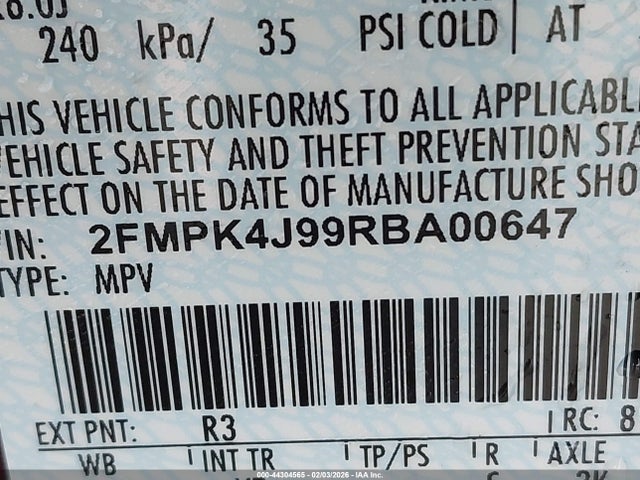 2024 FORD EDGE 2FMPK4J99RBA00647 Photo 8