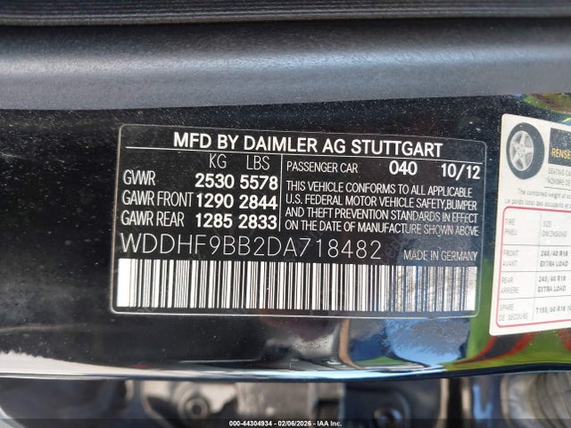 2013 MERCEDES-BENZ E 550 WDDHF9BB2DA718482 Photo 8