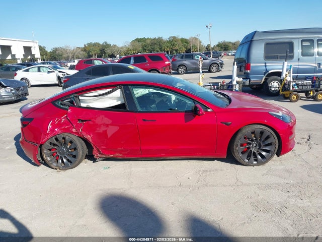 44304971 :رقم المزاد ، 5YJ3E1EC2MF024279 vin ، 2021 Tesla Model 3 Performance Dual Motor All-wheel Drive مزاد بيع