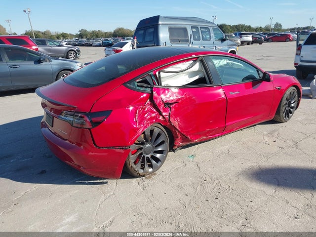 44304971 :رقم المزاد ، 5YJ3E1EC2MF024279 vin ، 2021 Tesla Model 3 Performance Dual Motor All-wheel Drive مزاد بيع