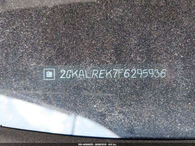 Aukcja sprzedaży 2015 Gmc Terrain Sle-2, vin: 2GKALREK7F6295936, numer aukcji: 44305025