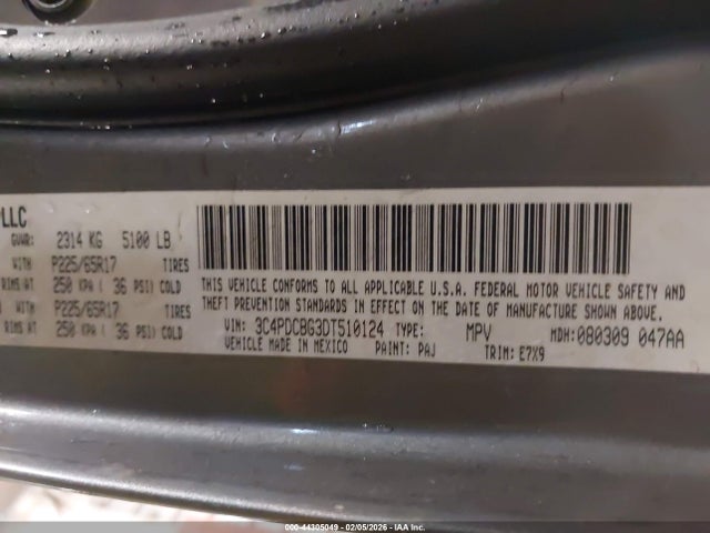 2013 DODGE JOURNEY 3C4PDCBG3DT510124 Photo 8