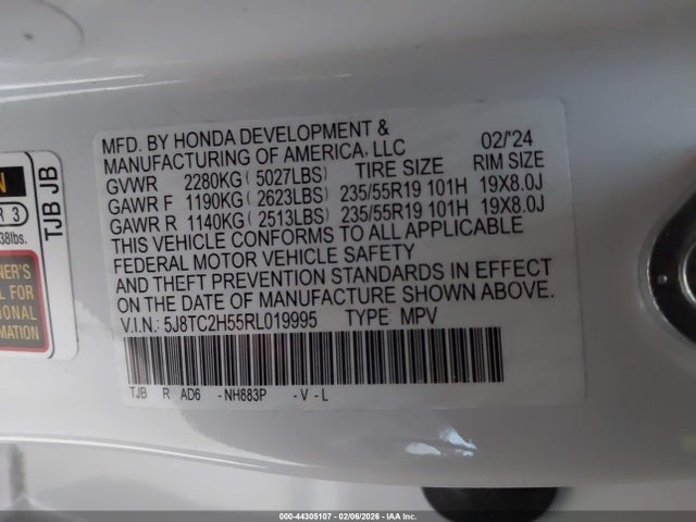 Acura Rdx Technology Package 2024 5J8TC2H55RL019995 Image 9