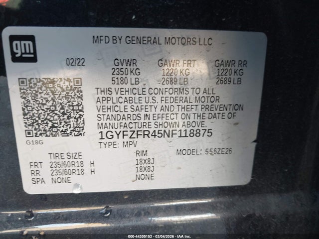 2022 CADILLAC XT4 1GYFZFR45NF118875 Photo 8