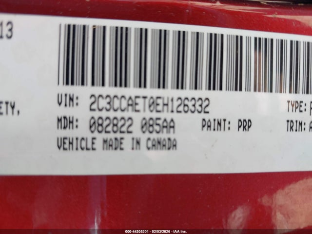 2C3CCAET0EH126332 Chrysler 300C