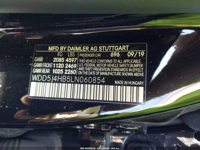 2020 MERCEDES-BENZ CLA 250 WDD5J4HB5LN060854 Photo 8