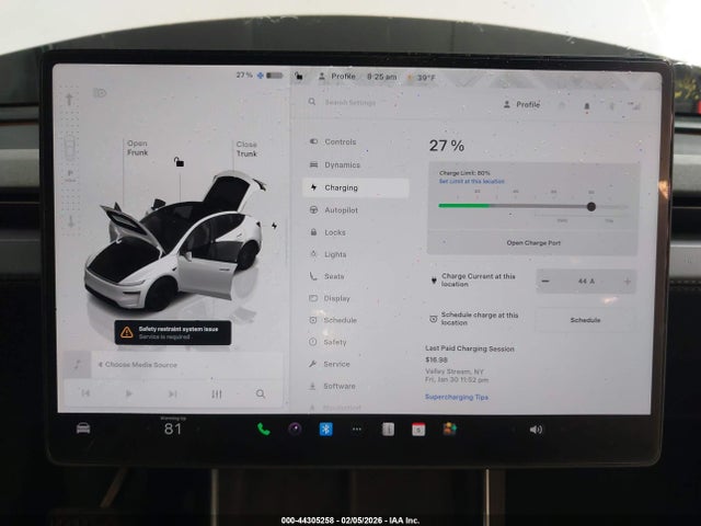 Aukcja sprzedaży 2026 Tesla Model Y Premium Rear-wheel Drive/standard Rear-wheel Drive, vin: 7SAYGDEDXTF517476, numer aukcji: 44305258