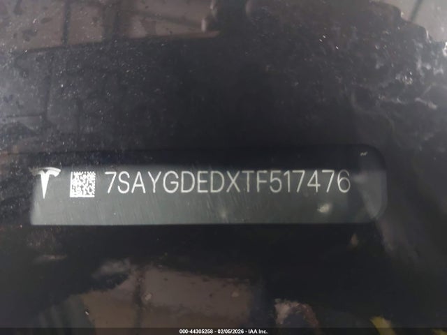 Aukcja sprzedaży 2026 Tesla Model Y Premium Rear-wheel Drive/standard Rear-wheel Drive, vin: 7SAYGDEDXTF517476, numer aukcji: 44305258