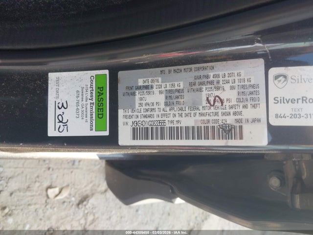 Aukcja sprzedaży 2016 Mazda Cx-5 Grand Touring, vin: JM3KE4DYXG0833565, numer aukcji: 44305458