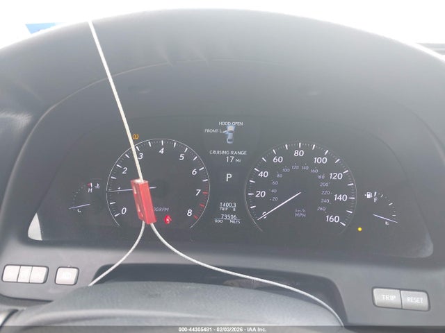 2010 Lexus Ls 460 L მანქანა იყიდება აუქციონზე, vin: JTHGL5EF6A5040344, აუქციონის ნომერი: 44305481