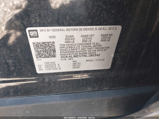 2022 GMC TERRAIN 3GKALMEV7NL180342 Photo 8