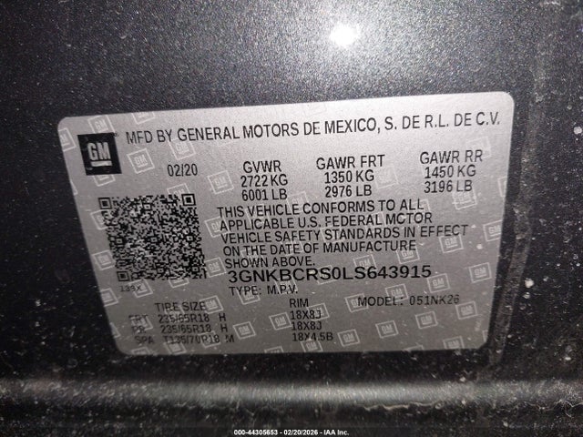 Chevrolet Blazer Fwd 2lt 2020 3GNKBCRS0LS643915 Image 9