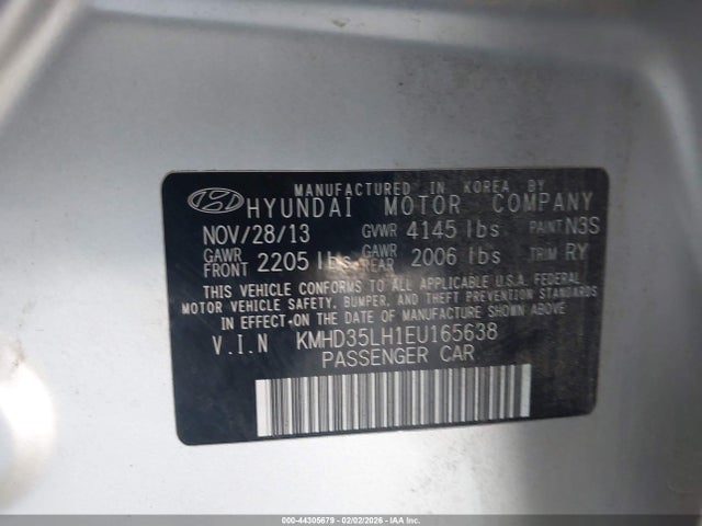 KMHD35LH1EU165638 Hyundai ELANTRA GT