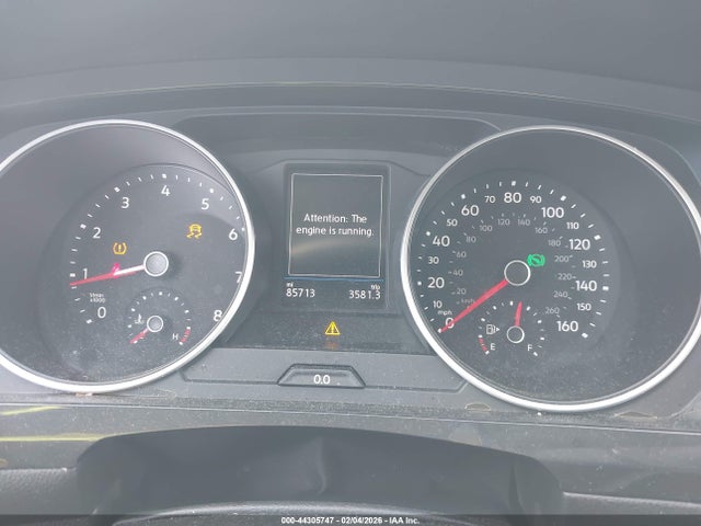 44305747 :رقم المزاد ، 3VV3B7AX7KM028598 vin ، 2019 Volkswagen Tiguan 2.0t Se/2.0t Sel/2.0t Sel R-line/2.0t Sel R-line Black مزاد بيع