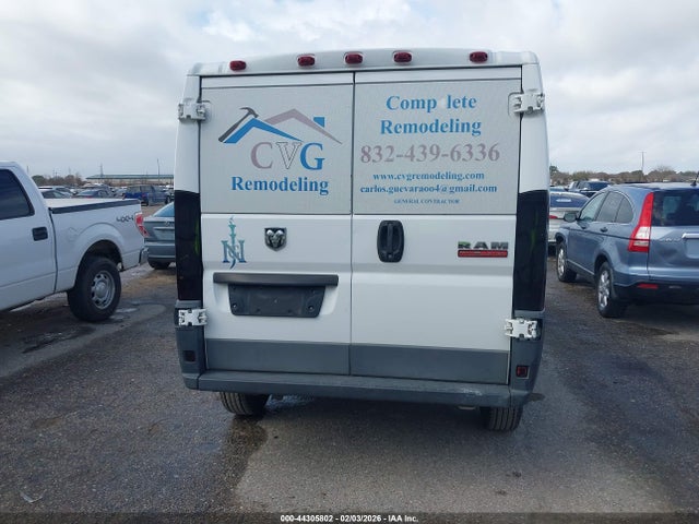 2016 Ram Promaster 1500 Low Roof მანქანა იყიდება აუქციონზე, vin: 3C6TRVAGXGE129996, აუქციონის ნომერი: 44305802