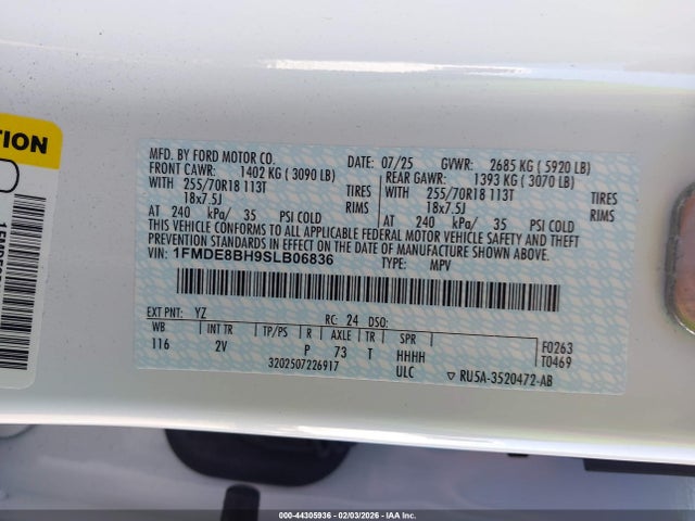 Ford Bronco Outer Banks 2025 1FMDE8BH9SLB06836 Image 9
