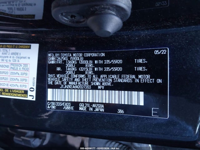 2022 LEXUS RX 350L JTJHZKEA6N2027203 Photo 8