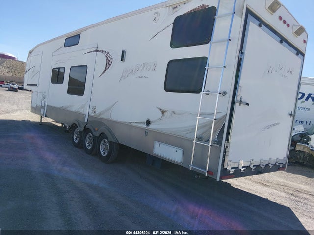 44306204 :رقم المزاد ، 4YDF371228R801088 vin ، 2008 Keystone Rv Raptor مزاد بيع