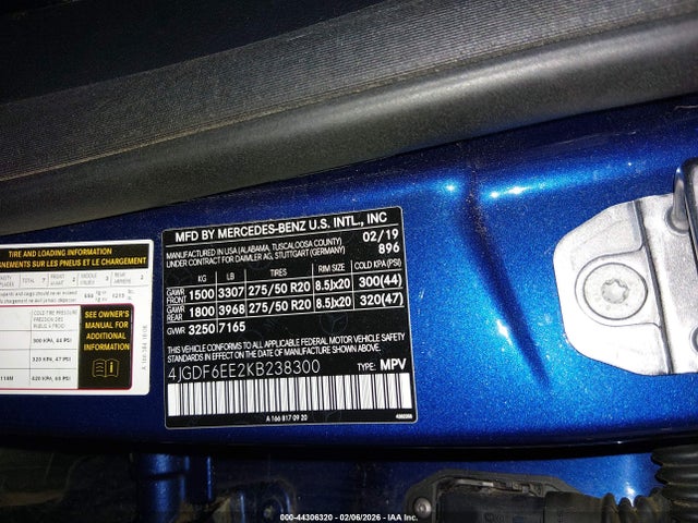 2019 MERCEDES-BENZ GLS 450 4JGDF6EE2KB238300 Photo 8