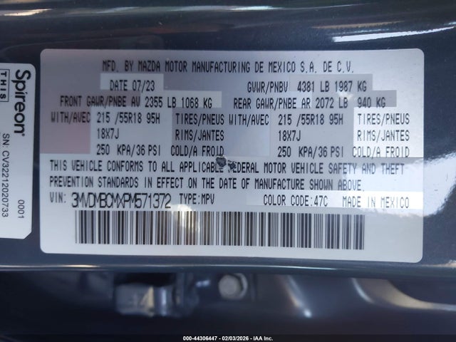 3MVDMBCMXPM571372 Mazda Cx-30 2.5 S Carbon Edition