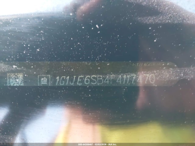 1G1JE6SB4F4117470 Chevrolet Sonic Ltz Auto