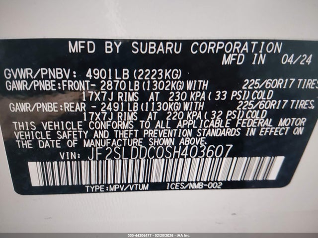Subaru Forester Premium 2025 JF2SLDDC0SH403607 Image 9
