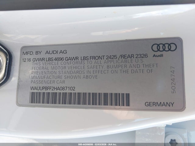 2017 AUDI A3 E-TRON WAUUPBFF2HA087102 Photo 8