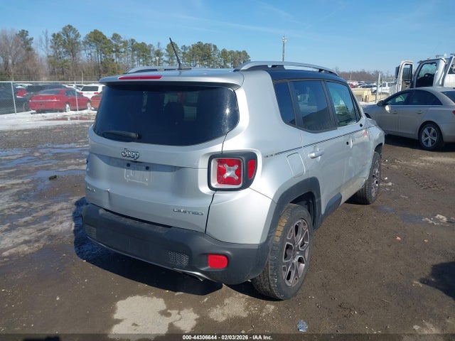 Продаж на аукціоні авто 2016 Jeep Renegade Limited, vin: ZACCJBDT6GPC63298, номер лоту: 44306644