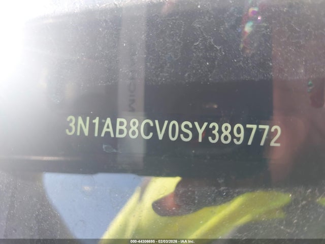 3N1AB8CV0SY389772 Nissan SENTRA SV