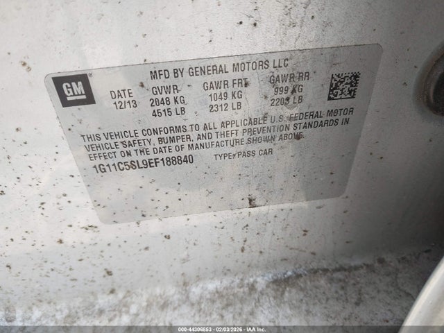 1G11C5SL9EF188840 Chevrolet MALIBU 1LT