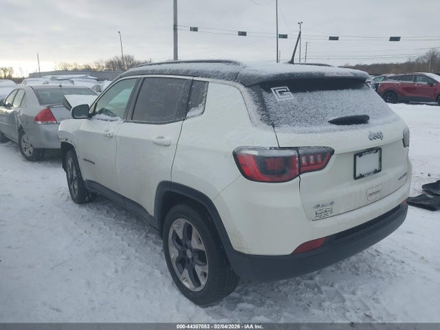 Продажа на аукционе авто 2018 Jeep Compass Limited 4x4, vin: 3C4NJDCB3JT290469, номер лота: 44307053