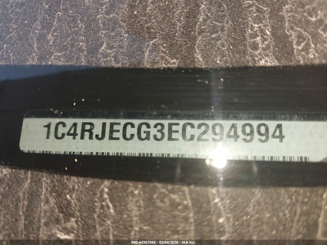 1C4RJECG3EC294994 Jeep Grand Cherokee Overland