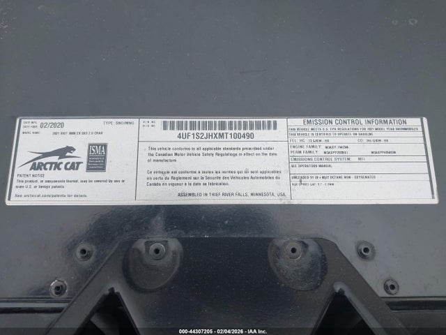 Arctic Cat Other 2021 4UF1S2JHXMT100490 Image 9