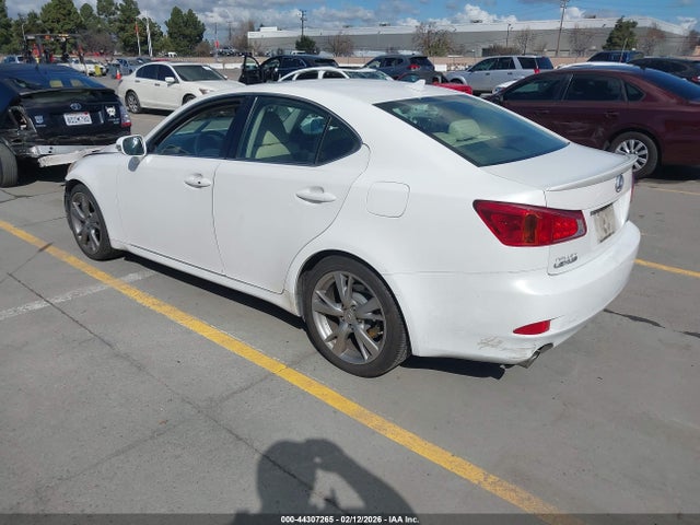 44307265 :رقم المزاد ، JTHBF5C29A2096443 vin ، 2010 Lexus Is 250 مزاد بيع